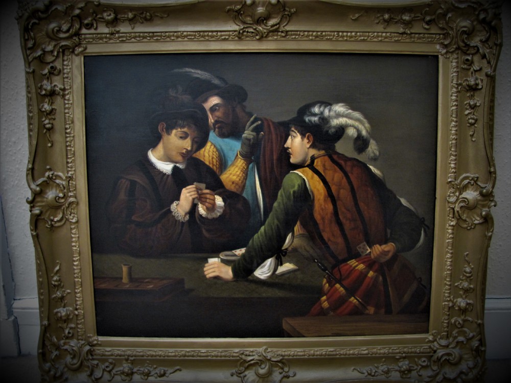19th Century portrait after Caravaggio 