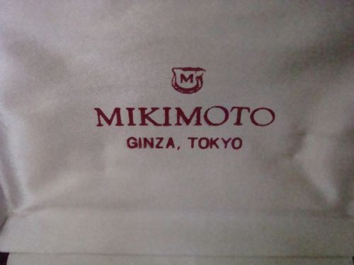 RETRO SILVER ORIGINAL MIKIMOTO CULTURED PEARL EARRINGS WITH BOX - ADDITIONAL PHOTO 2