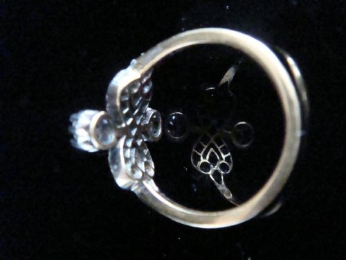 EDWARDIAN 18CT YELLOW GOLD PLATINUM OLD CUT TOI ET MOI ROSE CUT DIAMOND RING - ADDITIONAL PHOTO 2