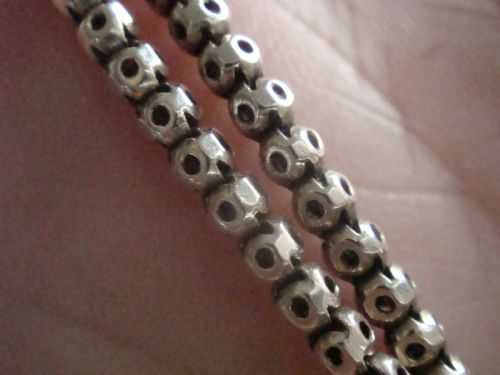 EDWARDIAN 9CT FANCY CHAIN 81G 20 INCHES YELLOW GOLD CHAIN - ADDITIONAL PHOTO 4