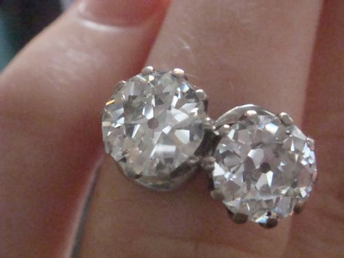 ART DECO PLATINUM 220CT TRANSITIONAL CUT TOI ET MOI I COLOUR VS1 - ADDITIONAL PHOTO 3