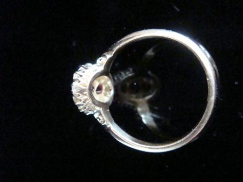 EDWARDIAN FINE QUALITY 18CT YELLOW GOLD NATURAL RUBY DIAMOND MARQUIS RING - ADDITIONAL PHOTO 3
