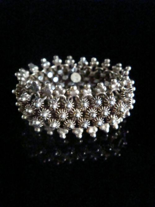 victorian 18ct 18k yellow gold chain link mess ring flexiblerare - CATEGORY: ANTIQUE JEWELLERY - DATED VICTORIAN