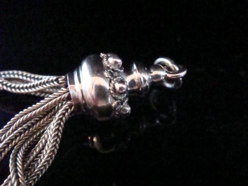 ORIGINAL EDWARDIAN 9CT YELLOW GOLD TASSEL PENDANT 35G - ADDITIONAL PHOTO 2