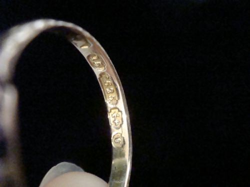VICTORIAN 15CT YELLOW GOLD ADORE AMETHYST DIAMOND OPAL RUBY EMERALD 5 STONE RING - ADDITIONAL PHOTO 3