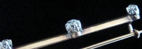 EDWARDIAN 18CT OLD CUT DIAMOND 035045CT BROOCH - ADDITIONAL PHOTO 2
