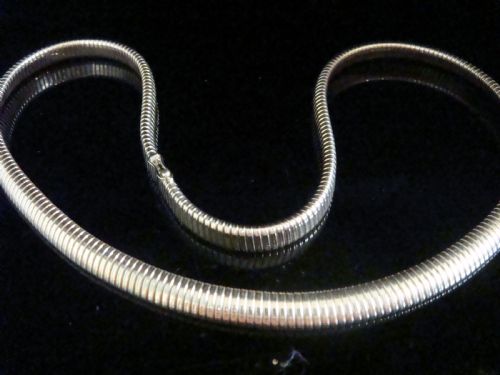 RETRO 1950S 18CT TUBOGAS COLLAR 247G FAB CONDITION 16 CHOKER - ADDITIONAL PHOTO 2