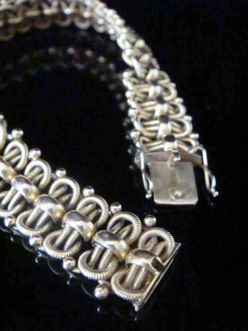 EDWARDIAN FRENCH 18CT YELLOW GOLD ORNATE BRACELET 29G - ADDITIONAL PHOTO 7