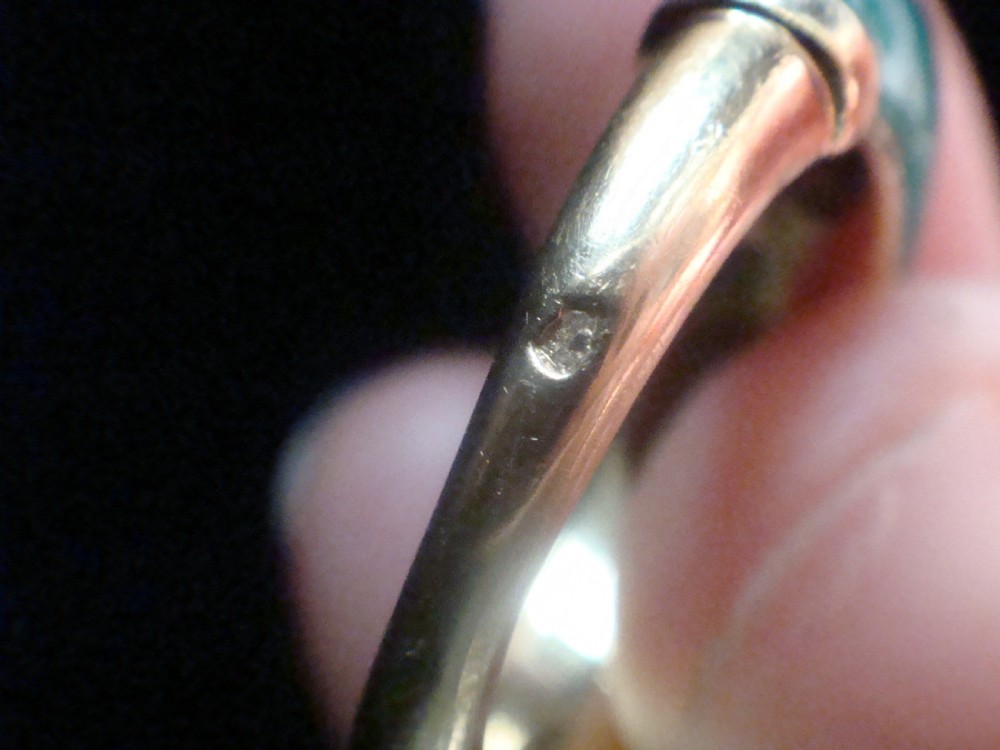 VINTAGE 18CT FRENCH CHALCEDONY DIAMOND STYLE VAN CLEEF ARPELS PHILLIPINES RING View IV