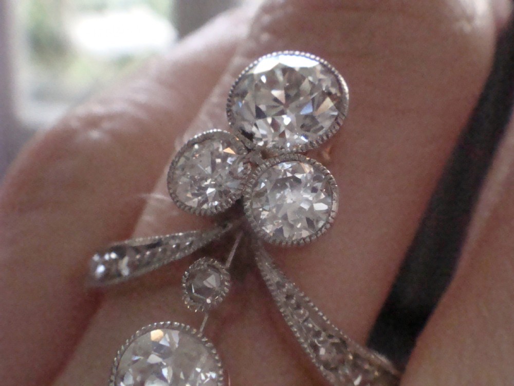 EDWARDIAN FRENCH 18CT YELLOW GOLD PLATINUM TRANSITIONAL CUT DIAMOND RING 1.60CT View V
