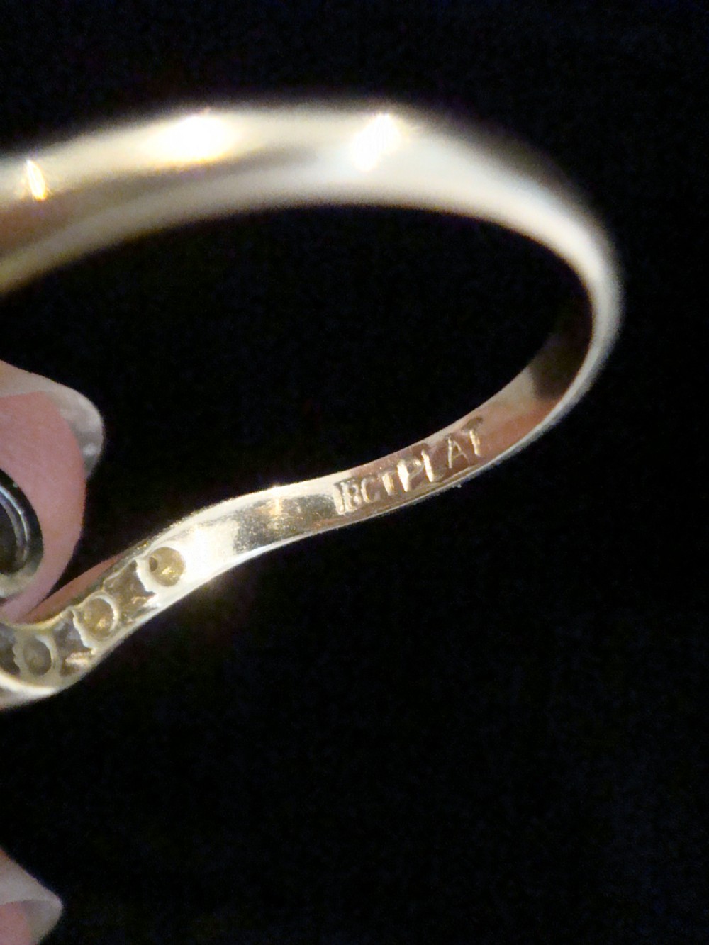 EDWARDIAN 18CT PLATINUM 1.30CT TRANSITIONAL CUT TOI ET MOI H-I COLOUR VS1-SI1 View VII
