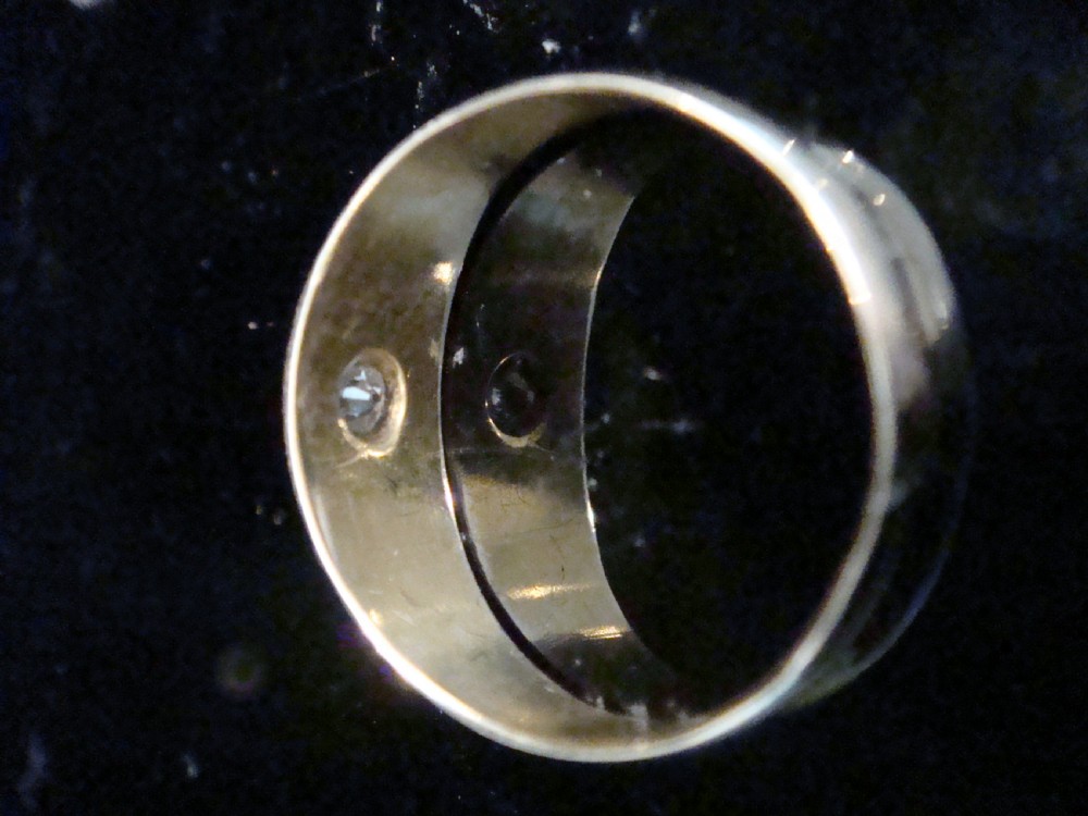 EDWARDIAN 18CT YELLOW GOLD OLD CUT DIAMOND RING 3.6G 0.20ct View III