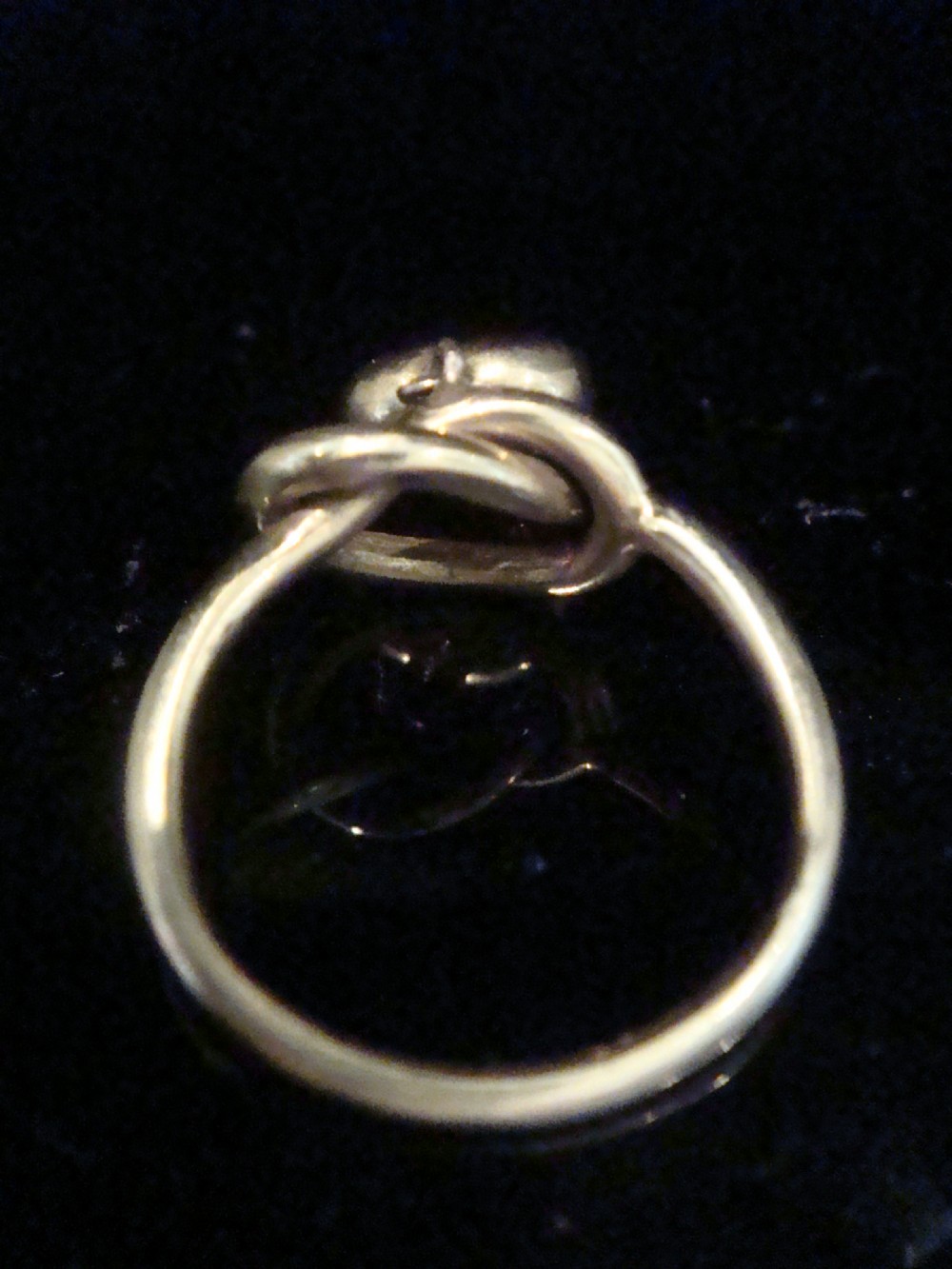Victorian 15ct heart memorial ring 26th october 1890 View II