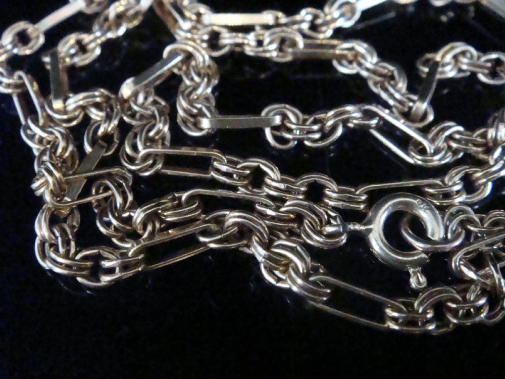 EDWARDIAN 9CT YELLOW GOLD ORNATE CHAIN 18 INCHES 8.7g View II