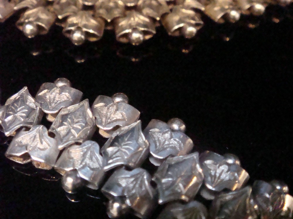 Early Victorian silver book chain and locket View IV
