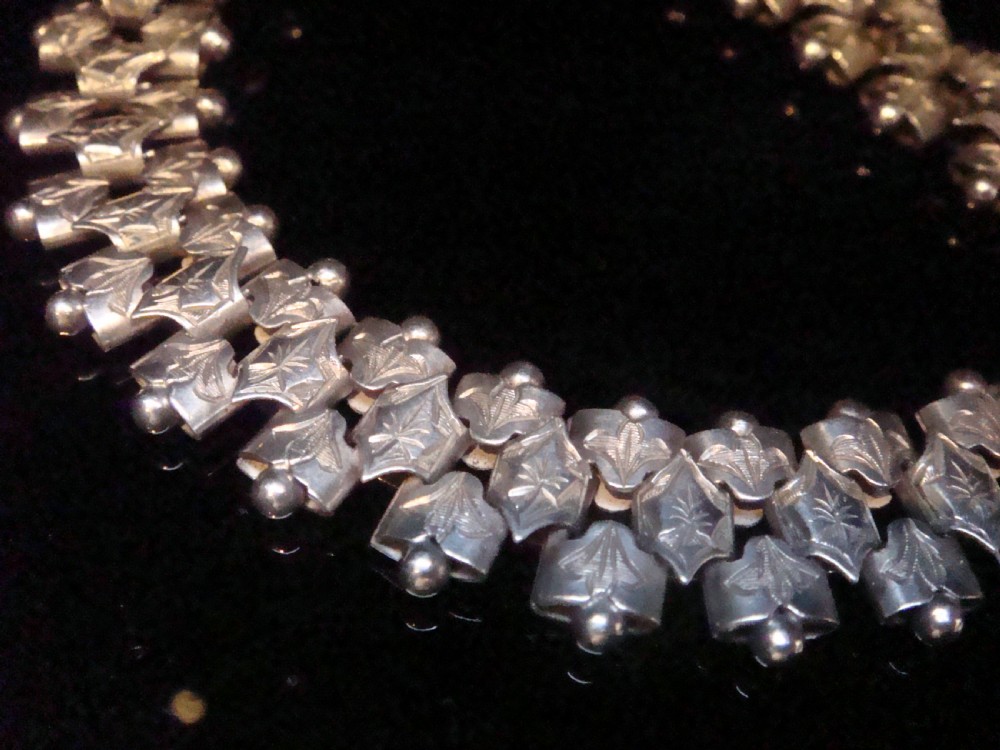 Early Victorian silver book chain and locket View VII