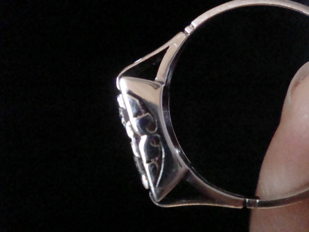 ART DECO 1920S 18CT WHITE GOLD DIAMOND TOI ET MOI RING 0.40CT View VIII
