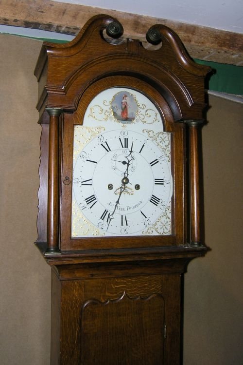 George III Oak 8 Day Longcase Clock