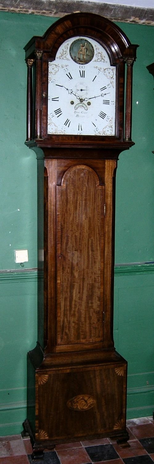 Quarter Chiming Mahogany Longcase Clock