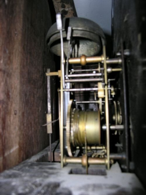 fig 3. Quarter Chiming Mahogany Longcase Clock