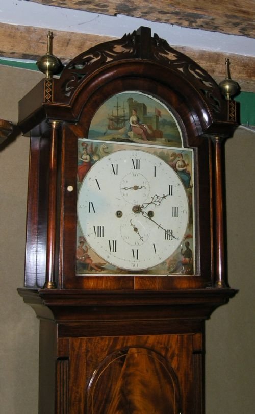 Regency Period Mahogany Longcase Clock