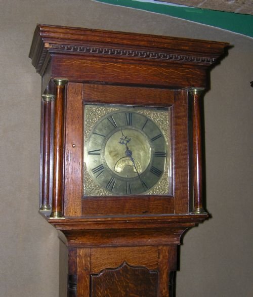 18th Cent Oak Longcase Clock