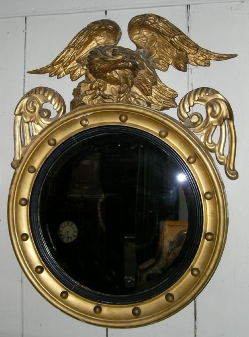19th Cent Gilt Wall Mirror
