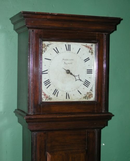 Antique Walnut 30 Hr Longcase Clock