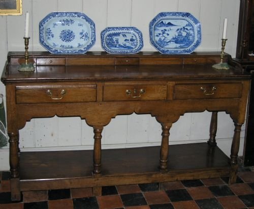 18th Cent Oak Dresser Base