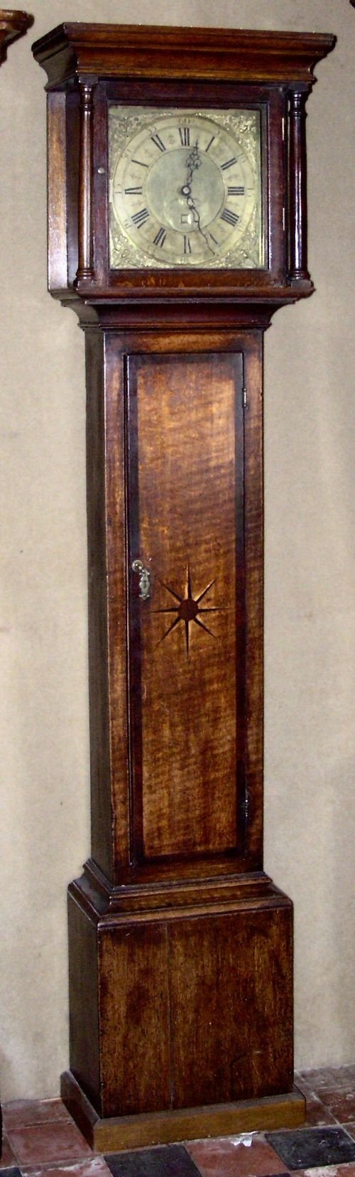 18th Cent Oak Longcase Clock