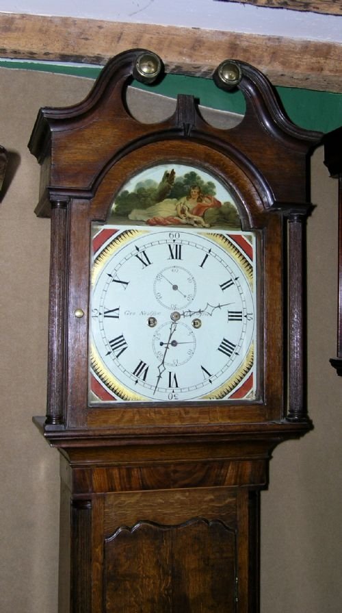 George III Oak Longcase Clock
