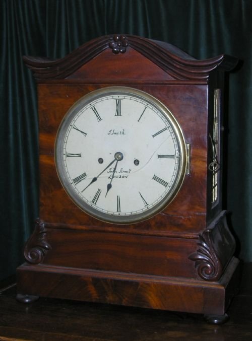 19th Cent Repeating Fusee Bracket Clock