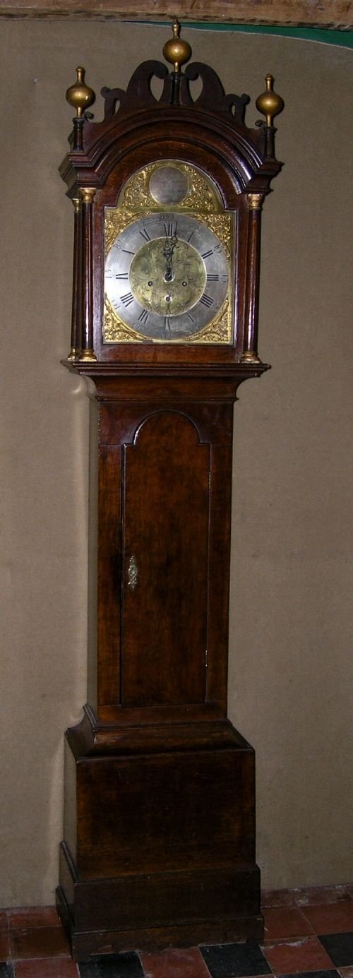 18th Cent Oak 8 Day Longcase Clock