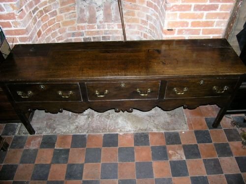 18th Cent Oak Dresser