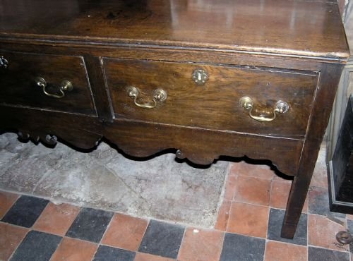 fig 1. 18th Cent Oak Dresser