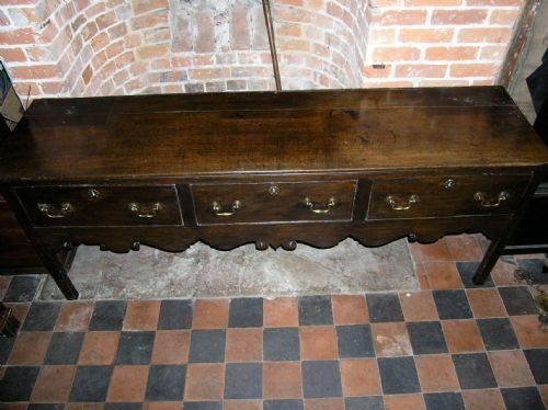 fig 1. 18th Cent Oak Dresser