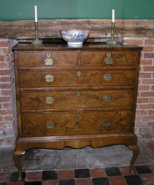 18th Cent Walnut Chest on Stand