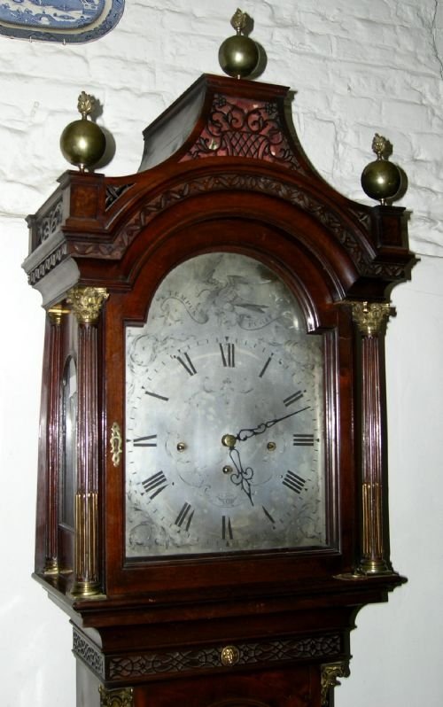 fig 1. Exceptional Antique Musical Longcase Clock