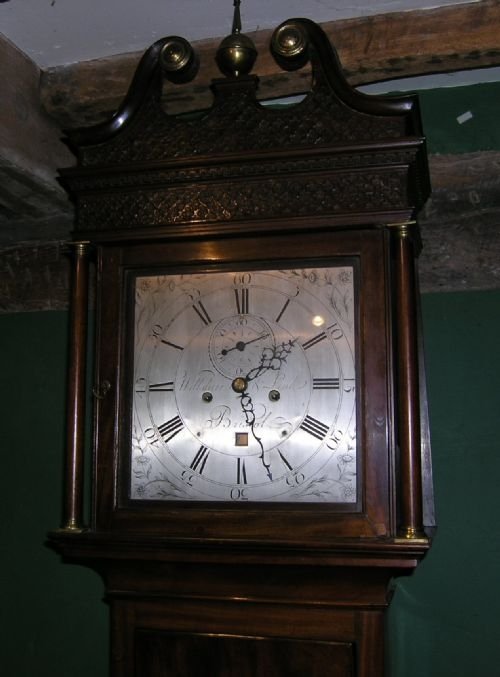 18th Cent Mahogany Longcase Clock