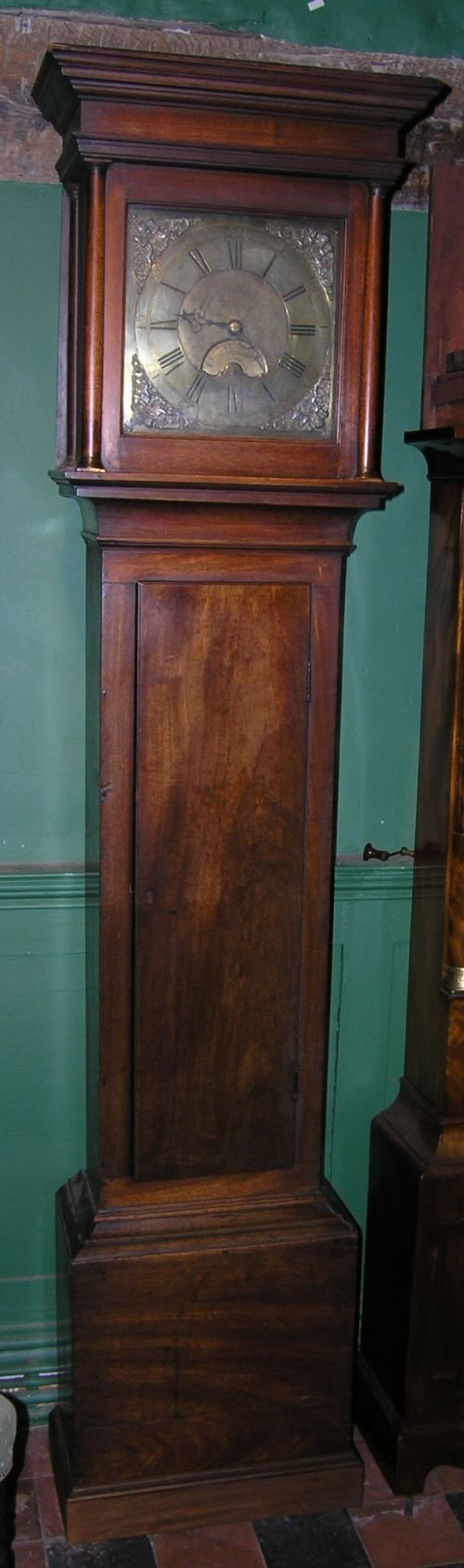 18th Cent Mahogany Longcase Clock