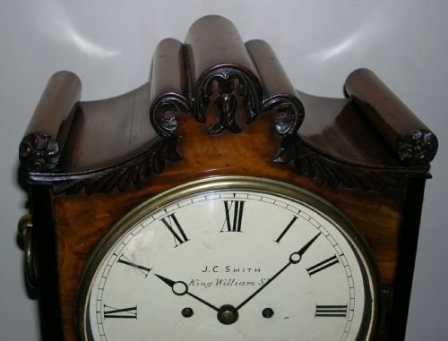 fig 1. Wm IV Mahogany Fusee Bracket Clock