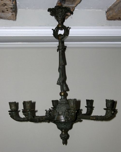 Antique Bronze Chandelier