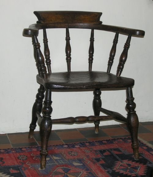 Smokers Bow Windsor Arm Chair