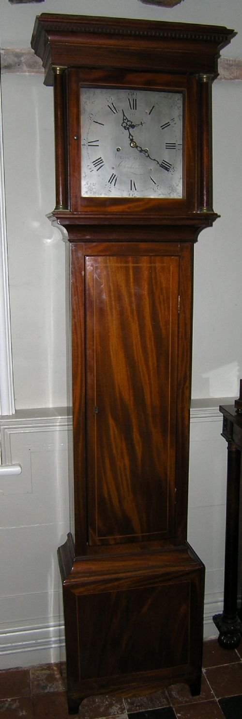 Geo III Mahogany Longcase Clock