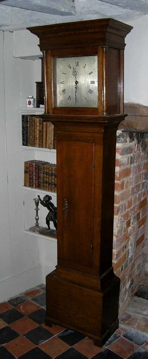 Small Oak Cottage Longcase Clock