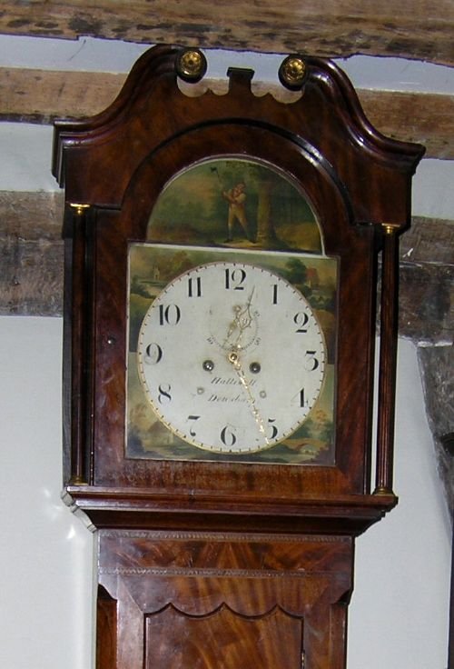 19th Cent Mahogany 8 Day Longcase Clock