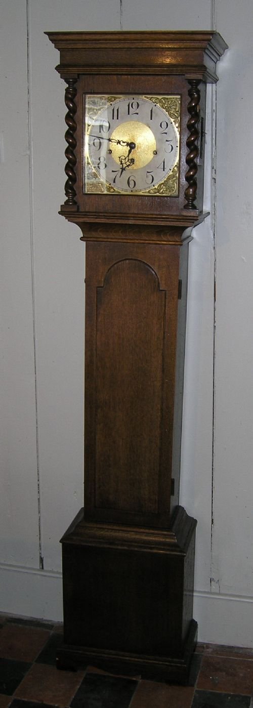 Chiming Oak Grandmother Clock