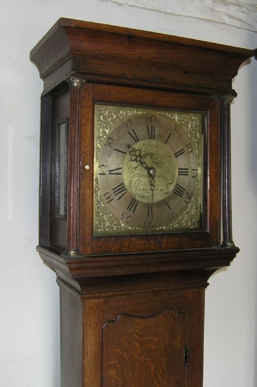 18th Cent Oak Longcase Clock