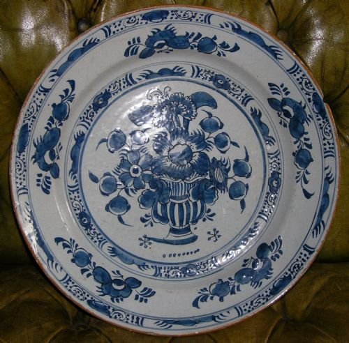 18th Cent Delft Charger