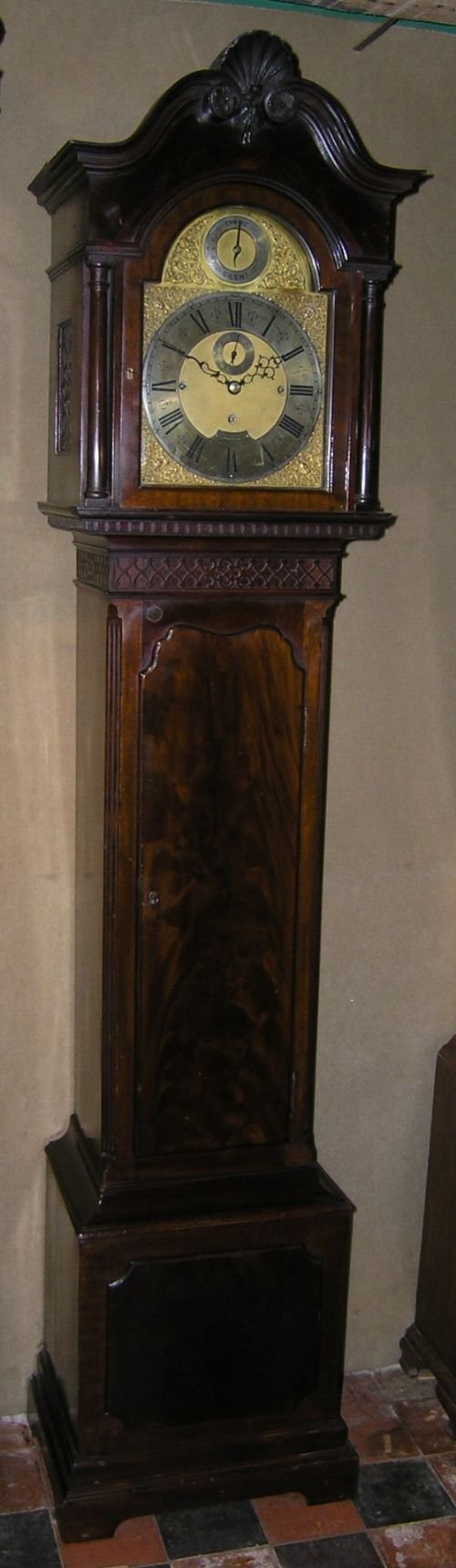 Small 19th Cent Quarter Chiming Longcase Clock